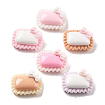 Cute Mini Cartoon Bowknot Series Resin Cabochons CRES-I037-04B-1