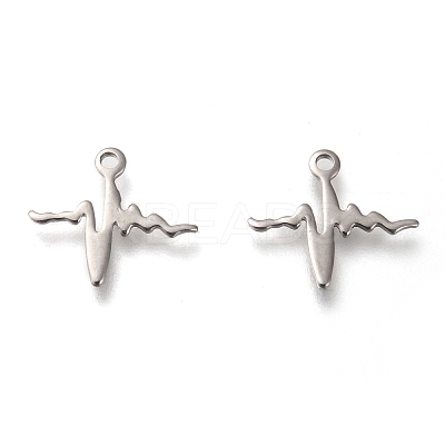 Non-Tarnish 304 Stainless Steel Pendants STAS-P266-09P-1