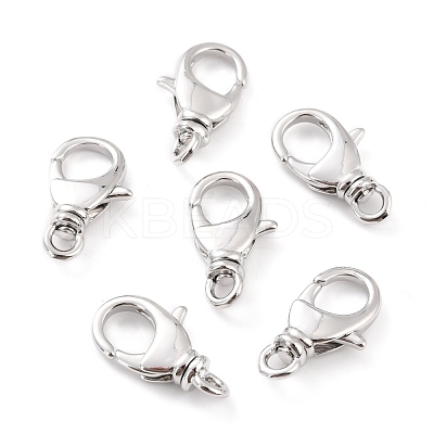 Brass Lobster Claw Clasps KK-D065-01P-1