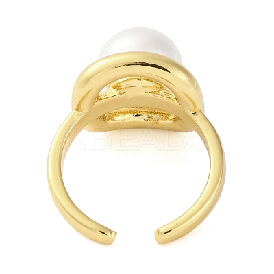 Brass Square Open Cuff Rings RJEW-R100-01G-1