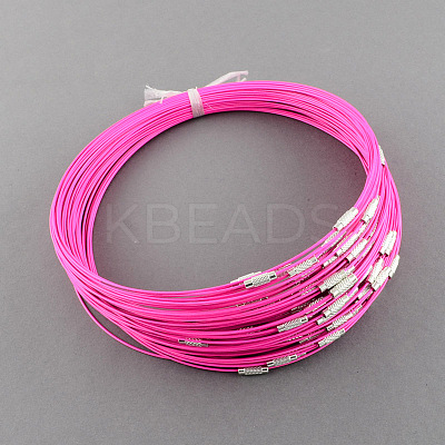 Steel Wire Bracelet Cord DIY Jewelry Making TWIR-R004-11-1