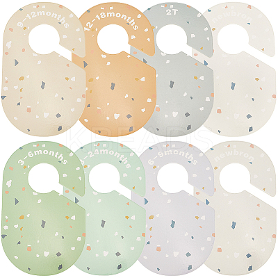 8Pcs Paper Baby Closet Size Dividers FIND-WH20019-119-1