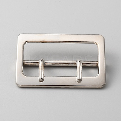Rectangle Shape Alloy Buckle Clasps FIND-WH0126-136P-1