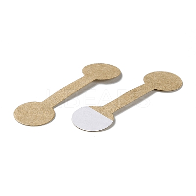 Folding Blank Kraft Paper Jewelry Price Tags CDIS-C006-02B-1