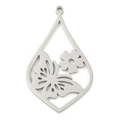 Non-Tarnish 304 Stainless Steel Pendants STAS-Z076-11P-1