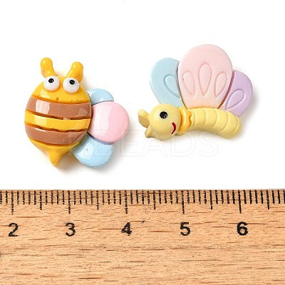 Opaque Resin Decoden Cabochons RESI-M041-03-1