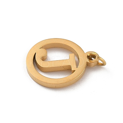 304 Stainless Steel Charms
with Jump Ring STAS-R001-02G-J-1