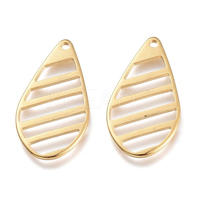 201 Stainless Steel Pendants X-STAS-K212-06G-1