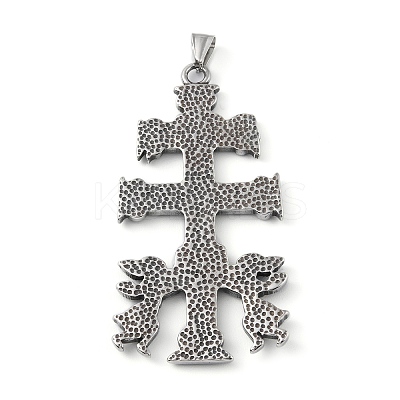 304 Stainless Steel Big Pendants STAS-K255-01AS-1