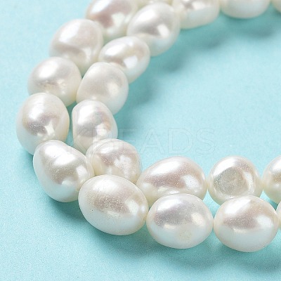 Natural Cultured Freshwater Pearl Beads Strands PEAR-Z002-14-1