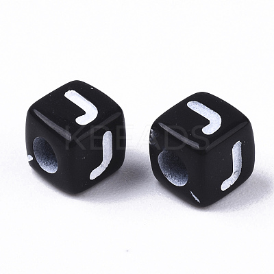 Opaque Acrylic Beads SACR-N002-01J-1