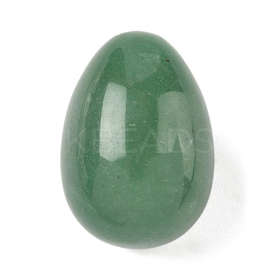 Natural Green Aventurine Egg Shape Display Decorations G-Z094-01K-1
