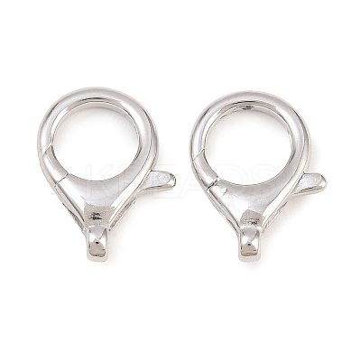 Brass Lobster Claw Clasps KK-H287-08F-P-1