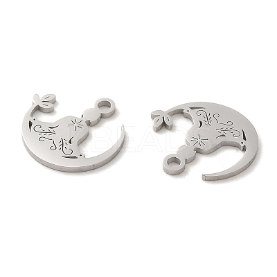 Non-Tarnish 304 Stainless Steel Charms STAS-J042-30P-1