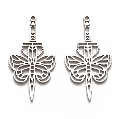Non-Tarnish 304 Stainless Steel Pendants STAS-B054-05P-1