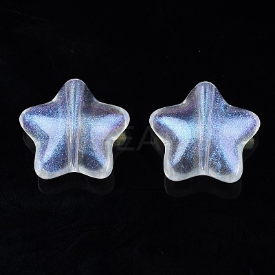 Transparent Acrylic Beads OACR-N008-096-1