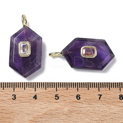 Natural Mixed Stone Faceted Pendants G-F819-01G-1