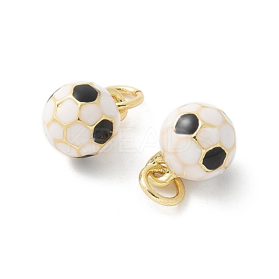 Brass Enamel Pendants KK-P294-38G-M-1
