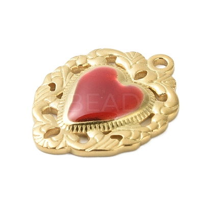 304 Stainless Steel Enamel Pendants LS-STAS-K303-04G-04-1