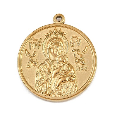 304 Stainless Steel Pendants STAS-K311-04G-1
