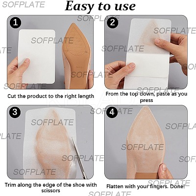 4Pcs Shoe Sole Repair AJEW-SP0002-47C-03-1