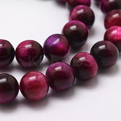 Natural Tiger Eye Bead Strands G-G735-23-8mm-04-1