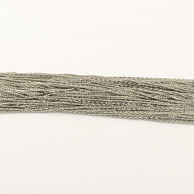 Non-Tarnish 3.28 Feet 304 Stainless Steel Boston Chain X-CHS-R007-0.8mm-1