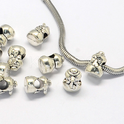Alloy European Beads X-PALLOY-S079-024AS-1