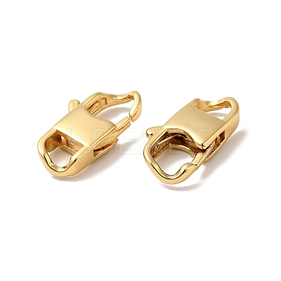 Brass Lobster Claw Clasps KK-J301-18G-1