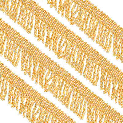 Polyester Twisted Rope Tassel Fringe Trimming DIY-WH0578-94B-1