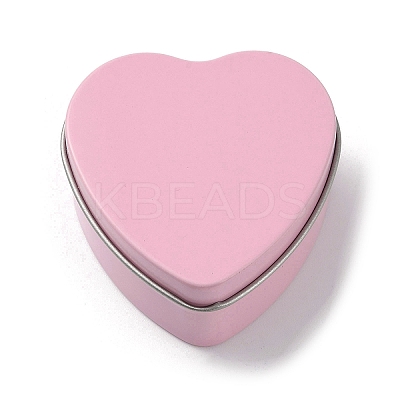 Tinplate Iron Heart Shaped Candle Tins CON-NH0001-02C-1
