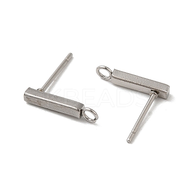 Non-Tarnish 304 Stainless Steel Stud Earring Finding X-STAS-C080-06A-P-1