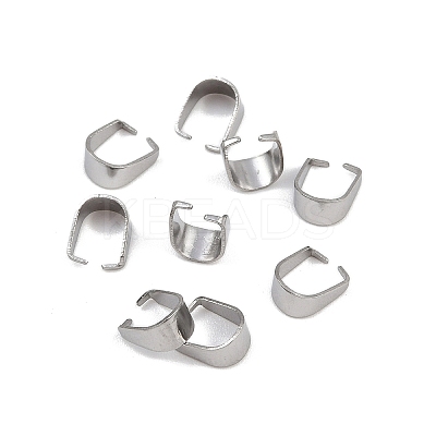 304 Stainless Steel Snap On Bails STAS-C135-01A-P-1
