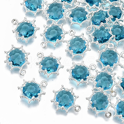 Faceted Glass Pendants LS-GLAA-S191-002K-S-NR-1