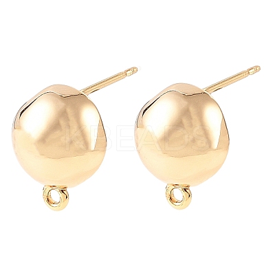 SHEGRACE Brass Stud Earring Findings XGRQ64085-867G-1