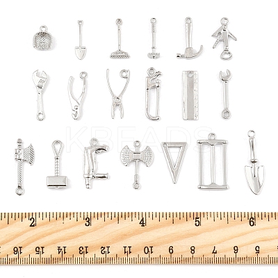 38Pcs 19 Styles Alloy Pendants FIND-FS0003-89-1