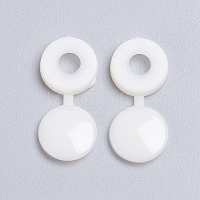 Plastic Hinged Screw Covers LS-DIY-WH0164-65B-1