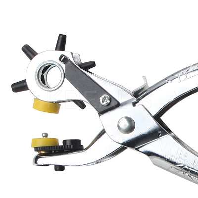 Staninless Steel 3-In-1 Grommet Eyelet Pliers Tool TOOL-PW0001-195P-1