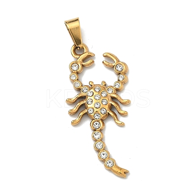 304 Stainless Steel Pendants STAS-F336-12G-01-1
