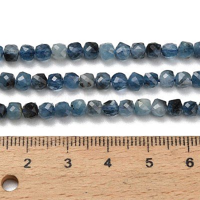 Gradient Color Natural Devil Blue Aquamarine Beads Strands G-NH0072-C01-01-1