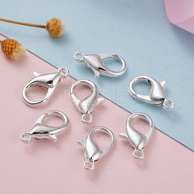 Zinc Alloy Lobster Claw Clasps E106-S-1