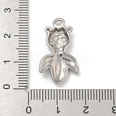 304 Stainless Steel Pendants STAS-N103-76P-1