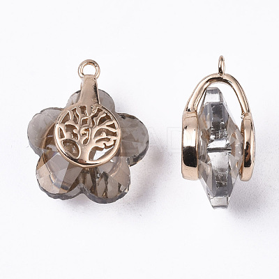 Glass Pendants GLAA-N038-006A-1