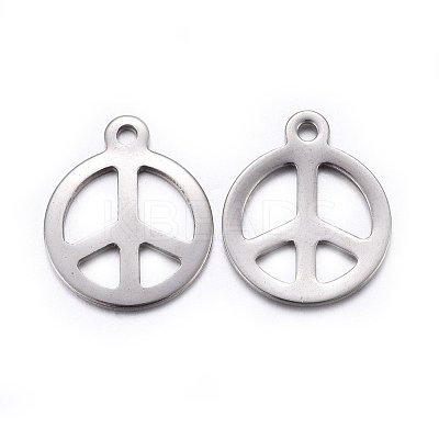 Tarnish Resistant 201 Stainless Steel Pendants X-STAS-O110-05P-1