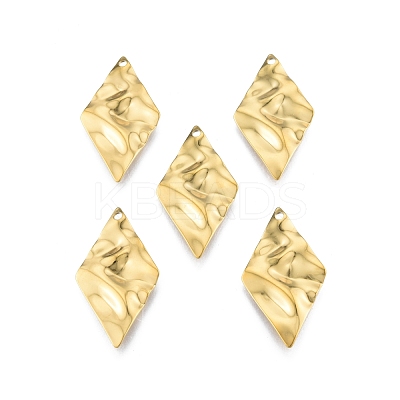 Ion Plating(IP) 201 Stainless Steel Pendant STAS-B027-02G-1