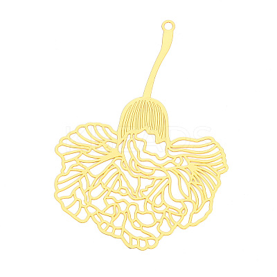 Brass Filigree Big Pendants KKC-T003-31G-1