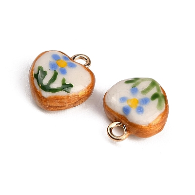 Handmade Porcelain with Brass Pendants PR-CBAB520-03B-1