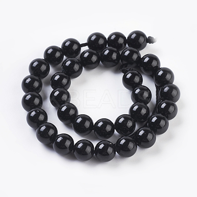 Natural Tourmaline Beads Strands G-G099-6mm-11-1