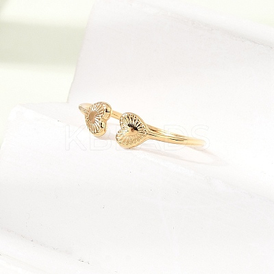 304 Stainless Steel Cuff Open Rings SA-CBAD22F-01G-C-1