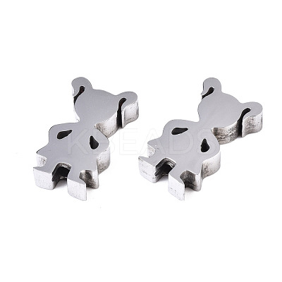 Non-Tarnish 304 Stainless Steel Beads STAS-K116-02P-B01-1